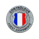 Portefeuille 3 volets Contrôleur Agent Assermenté Porte-Carte Police des Transports PCAD001AAPorte-Carte Police des Transports